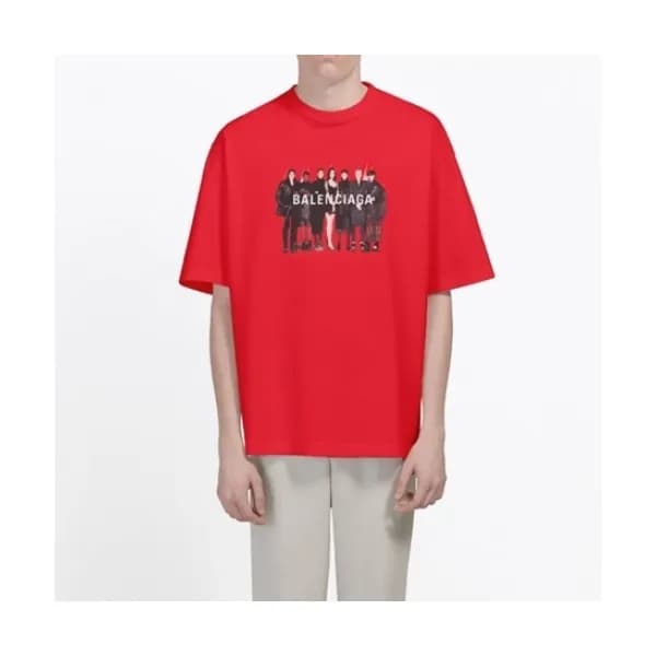 Balenciaga Mm/Wm Logo Cotton Short Sleeved Tshirt… - 1