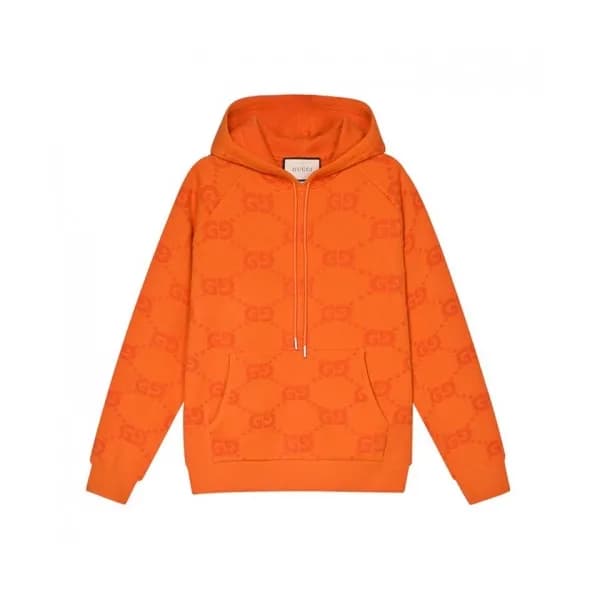 Gucci Mm/Wm Logo Casual Hoodie Orange - 구찌 2021 남… - 1