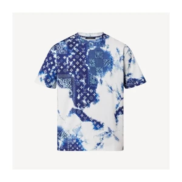 루이비통 남/녀 화이트 크루넥 반팔티 - Unisex White Tshirts - lou0… - 1