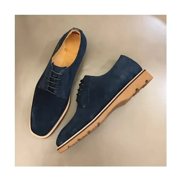 벨루티 남성 클래식 네이비 옥스퍼드 - Mens Navy Oxford - ber0118x - 1