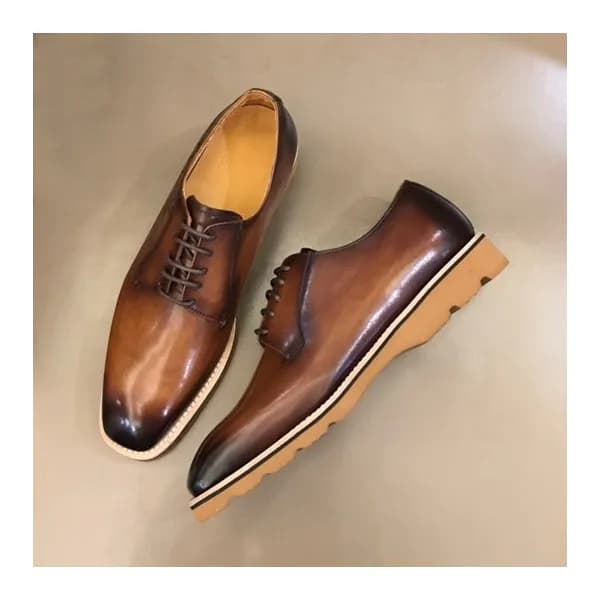벨루티 남성 클래식 카멜 옥스퍼드 - Mens Camel Oxford - ber0119x - 1