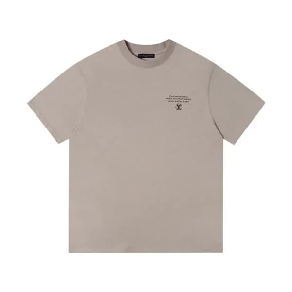 루이비통 남성 그레이 크루넥 반팔티 - Mens Gray Tshirts - lou05204… - 1