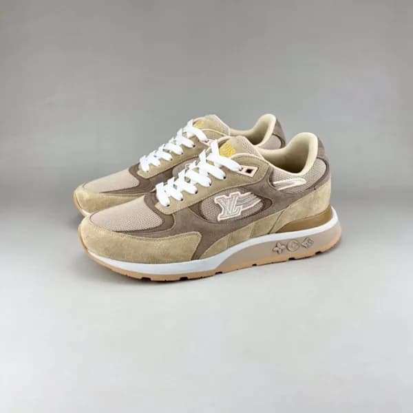 루이비통 남성 카멜 스니커즈 - Louis vuitton Mens Camel Sneaker… - 1