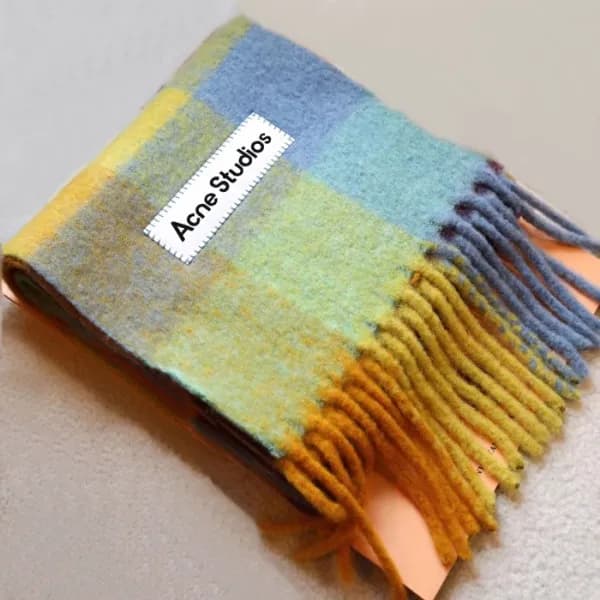 아크네 남/녀 옐로우 머플러 - Acne Unisex Yellow Muffler - ac1… - 1