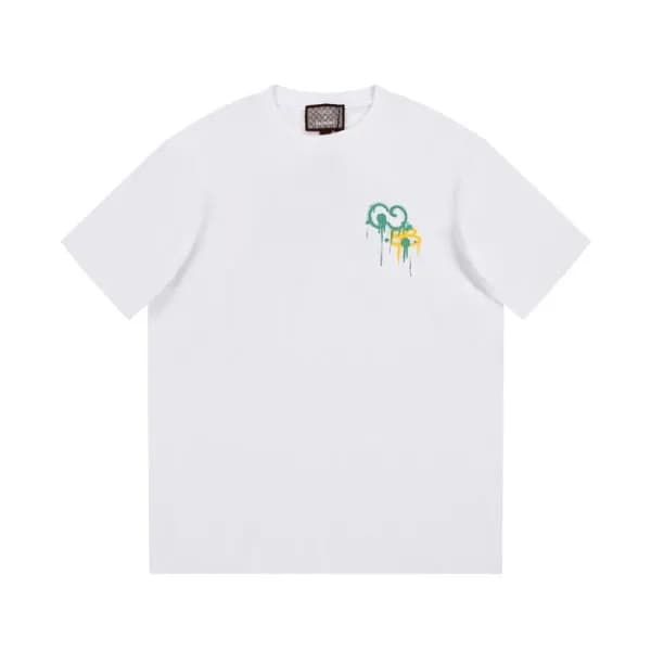 구찌 남/녀 화이트 크루넥 반팔티 - Gucci Unisex White Short slee… - 1