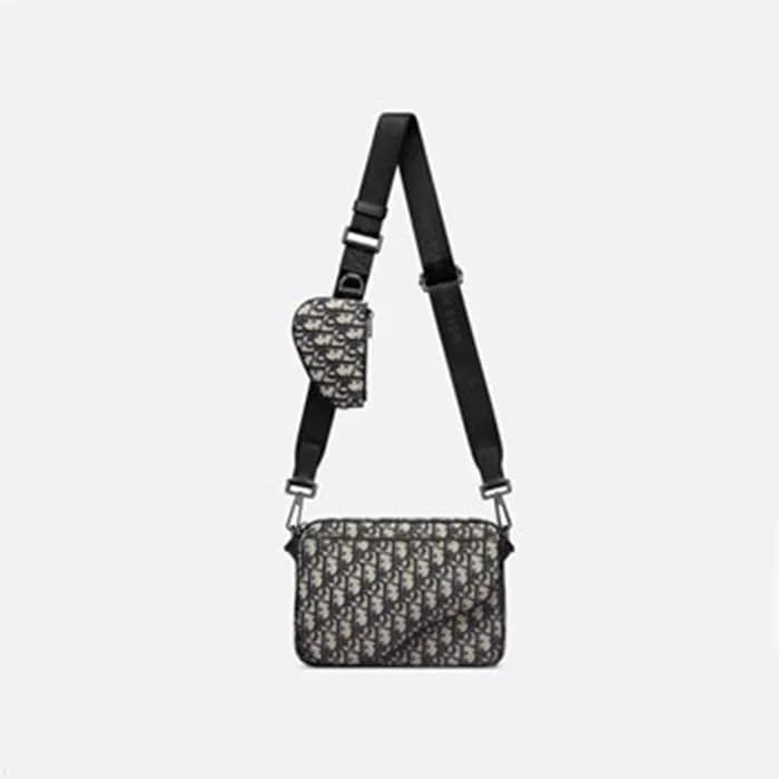 디올 남성 블랙 메신저백 - Dior Mens Black Cross Bag - di584x - 1