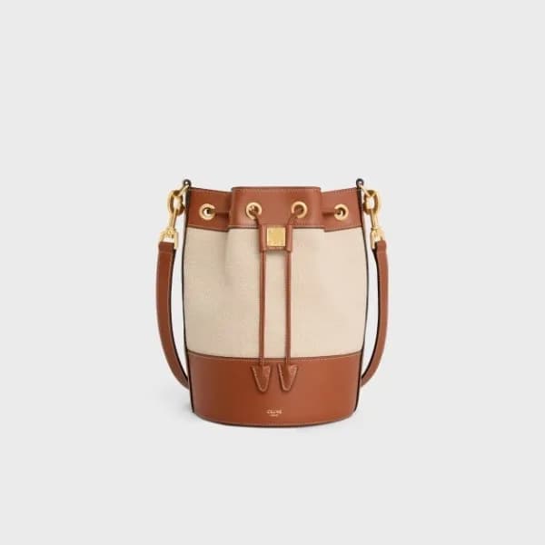 셀린느 여성 베이지 버킷백 - Celine Womens Beige Bucket Bag - … - 1