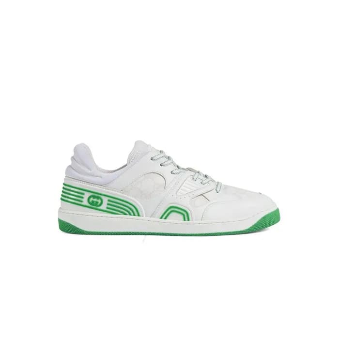 구찌 남/녀 배스킷 화이트/그린 스니커즈 【매장-170만원대】 - Gucci Unisex … - 1