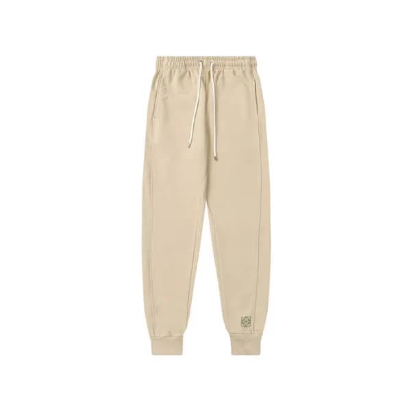 로에베 남성 베이지 트레이닝 팬츠 - Loewe Mens Beige Pants - ba80… - 1