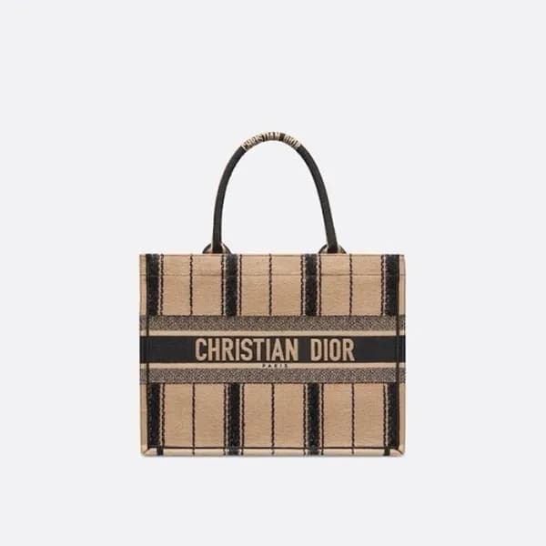 디올 여성 베이지 북토트 - Dior Womens Beige Book Tote - dib6… - 1