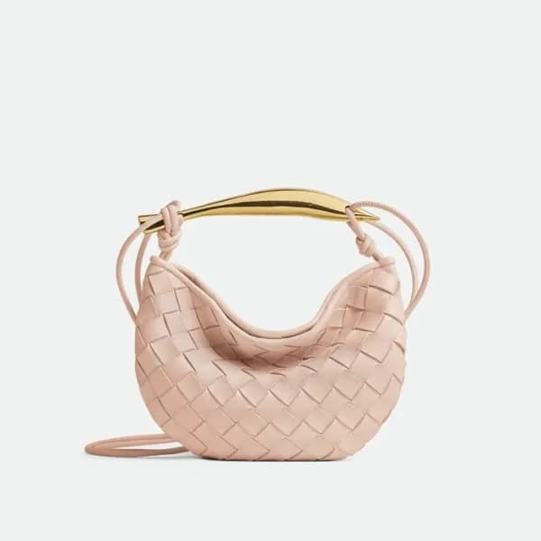 보테가 베네타 여성 핑크 사딘 초크 - Bottega Veneta Womens Pink S… - 1
