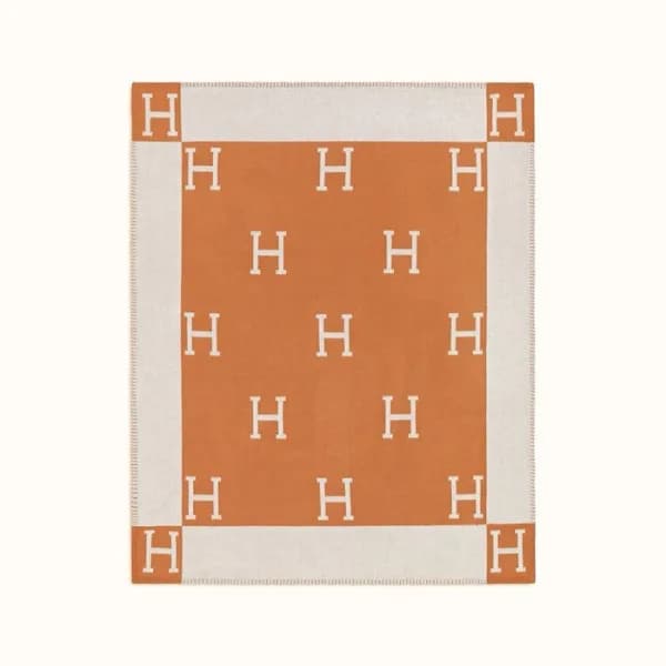 에르메스 겨울 오렌지 담요 - Hermes Orange Blanket - acc1646x