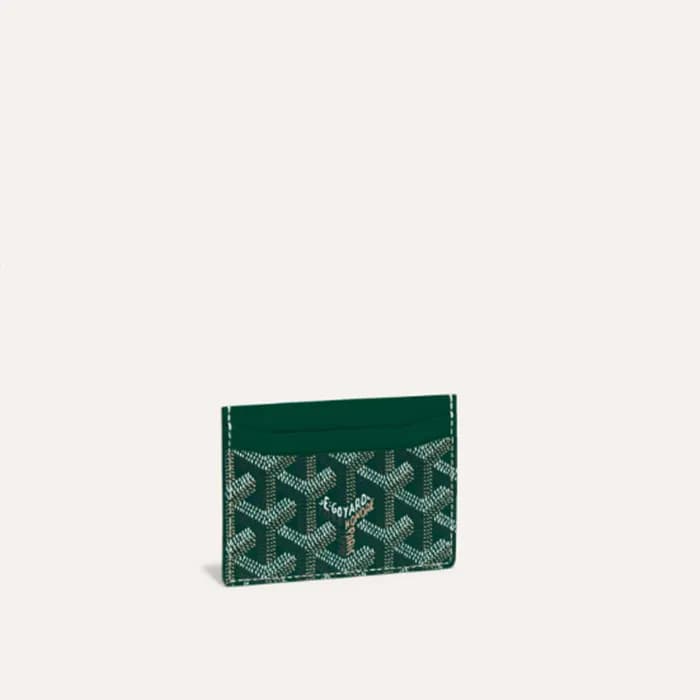 고야드 남/녀 그린 생쉴피스 카드 홀더 - Goyard Unisex Saint Sulpic… - 1