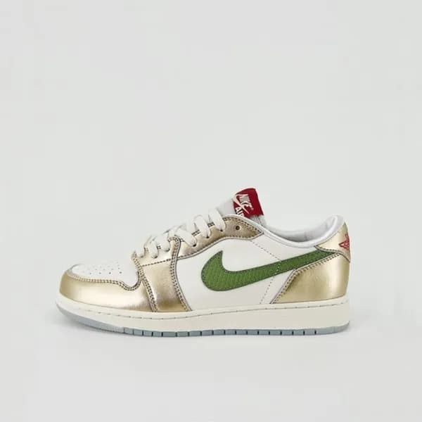 나이키 x Air Jordan 남/녀 골드 스니커즈 - Nike Unisex Gold Sn… - 1