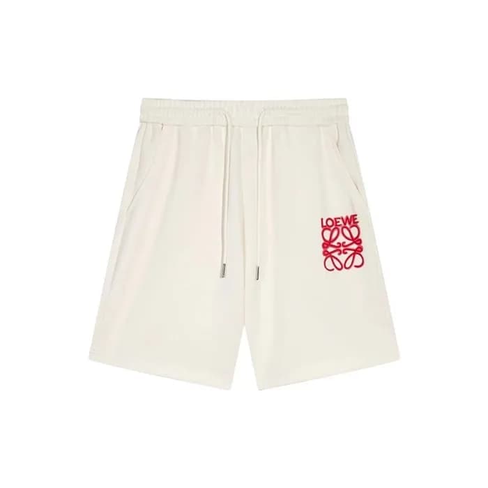 로에베 남성 캐쥬얼 화이트 반바지 - Loewe Mens White Half-pants -… - 1