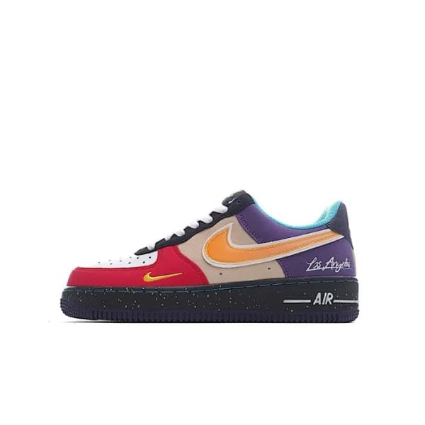나이키 남/녀 레드 스니커즈 - Nike Air Force 1 Unisex Sneakers… - 1