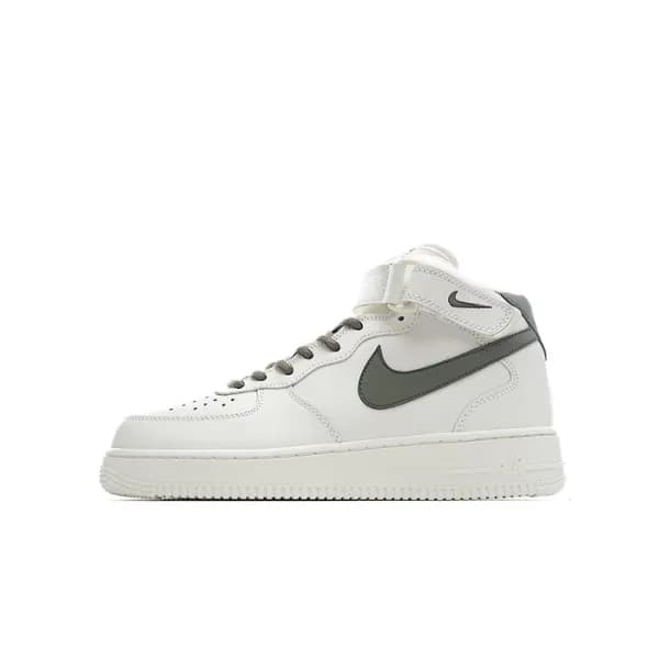 나이키 남/녀 카키 하이탑 스니커즈 - Nike Air Force 1 Unisex Snea… - 1