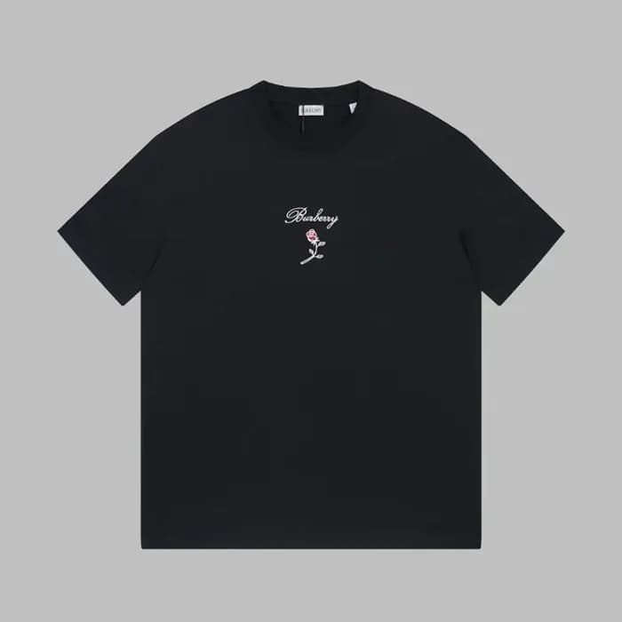 버버리 남성 블랙 티셔츠 - Burberry Mens Black Tshirts - buc3… - 1
