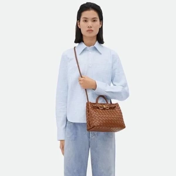 보테가베네타 여성 탄 안디아모 - Bottega Veneta Womens Andiamo -… - 1