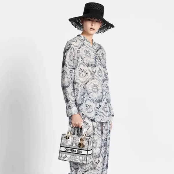 디올 여성 블랙 레이디 백 - Dior Womens Black Lady Bag - dib1… - 1