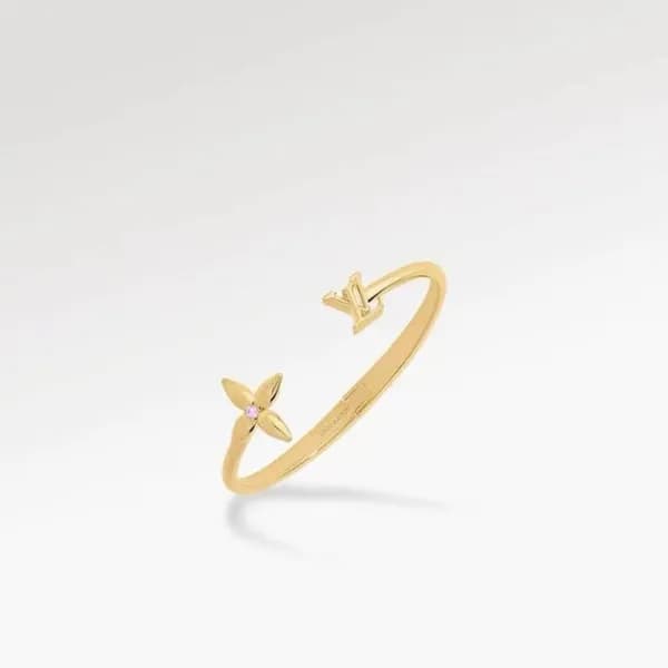 루이비통 여성 골드 팔찌 - Louis vuitton Womens Gold Bangle -… - 1