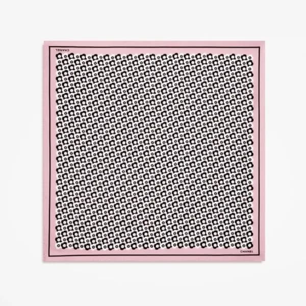 샤넬 여성 까멜리아 스카프 - Chanel Womens Coco Scarf - acc225… - 1