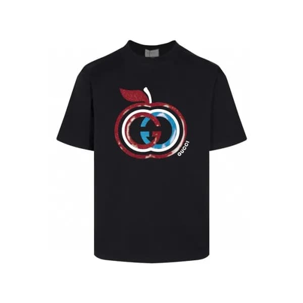 구찌 남/녀 블랙 티셔츠 - Gucci Unisex Black Tshirts - guc14… - 1