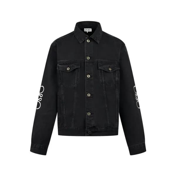 로에베 남성 블랙 재킷 - Loewe Mens Black Jackets - loc2098x - 1