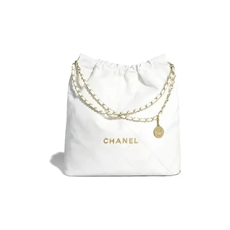 샤넬 22백 스몰 화이트 골드 - Chane 22 Bag Small Bag - ch272… - 1