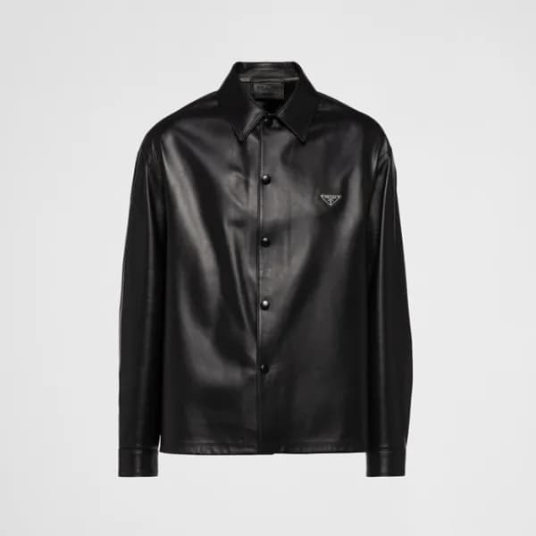 프라다 남성 가죽 자켓 - Prada Mens Leather Jacket - prc2661… - 1
