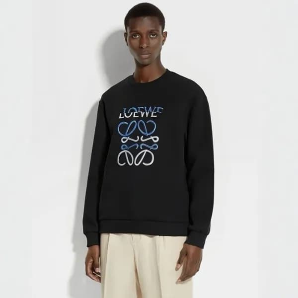 로에베 남성 라운드 긴팔티 - Loewe Mens Round Tshirt - loc4198… - 1