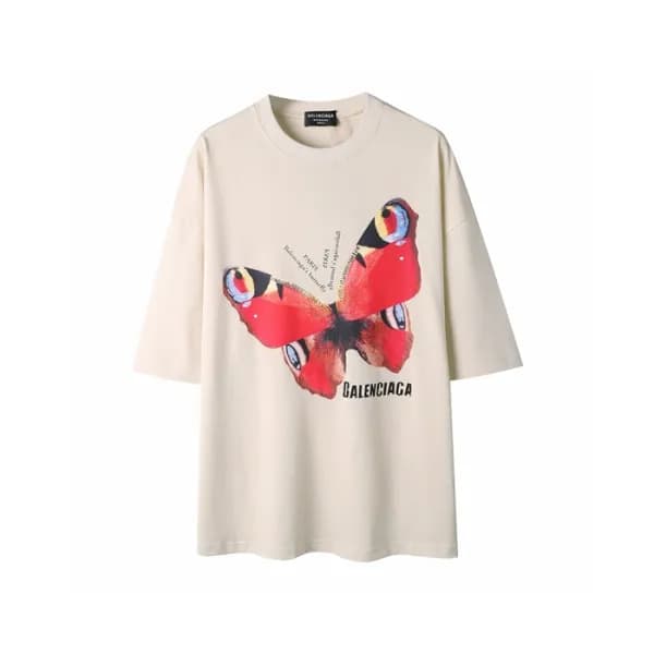 발렌시아가 남성 라운드 반팔 티셔츠 - Balenciaga Mens Round Tshirt… - 1