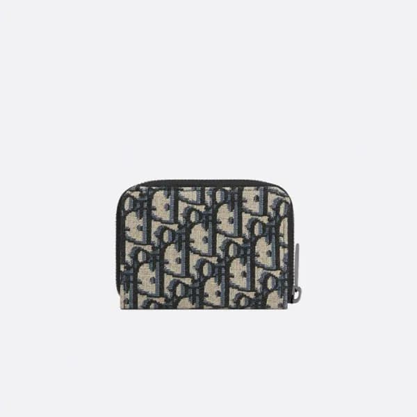 디올 남성 지퍼 동전 지갑 - Dior Mens Zipper Coin Purse - diw… - 1