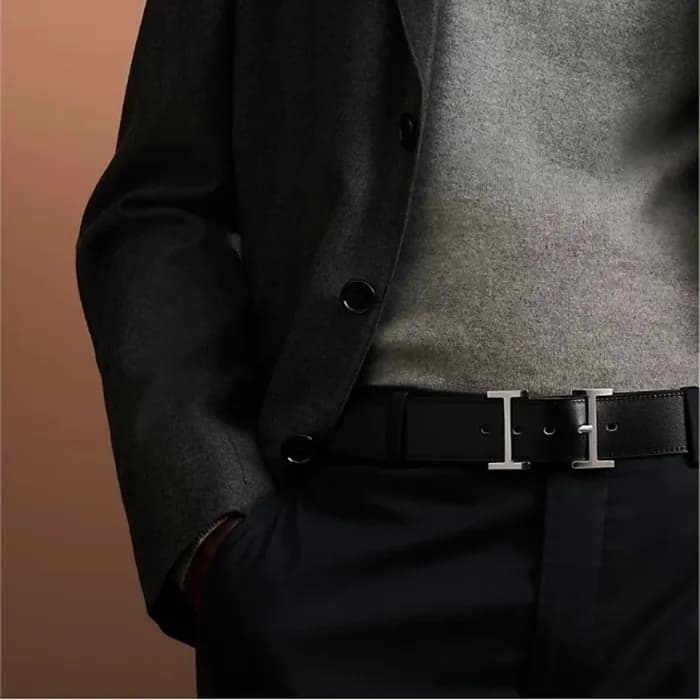 에르메스 남성 아드리앙 버클 리버서블 벨트 - Hermes Mens Hadrien Buck… - 1