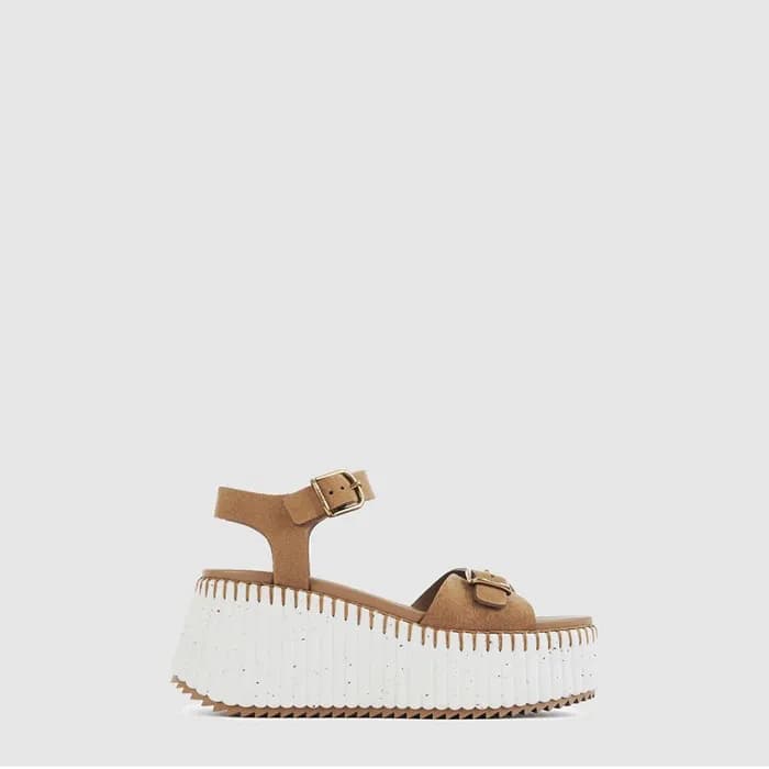 끌로에 여성 NAMA 웨지 샌들 - Chloe Womens NAMA Wedge Sandal… - 1