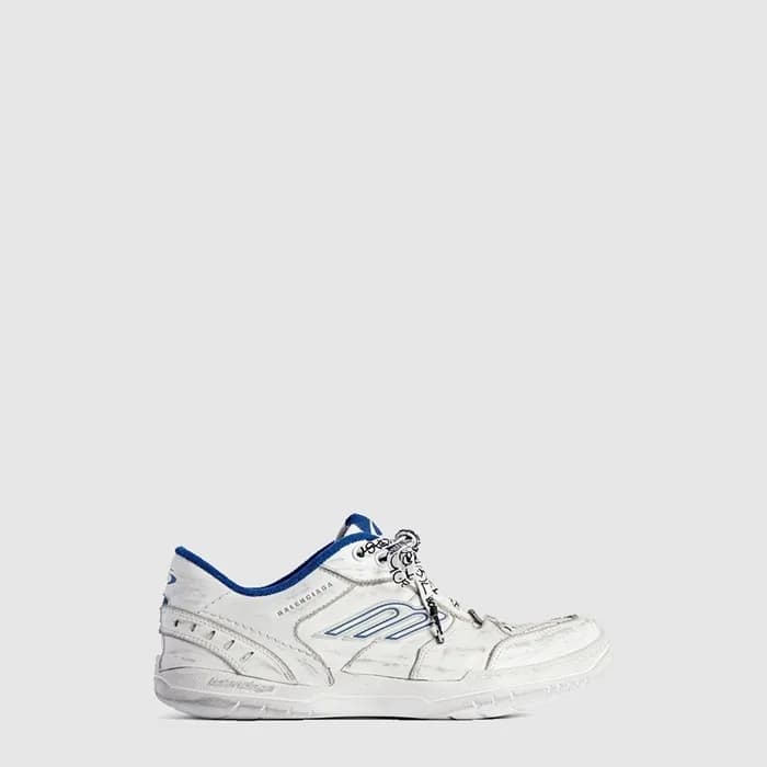 발렌시아가 남성 햄튼스 미디엄 원 아웃 스니커즈 - Balenciaga Mens Hampt… - 1