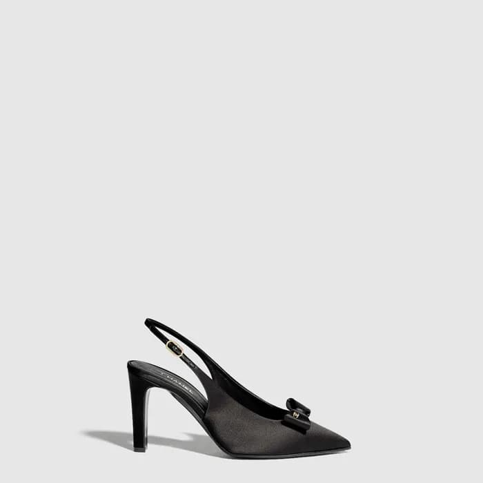 샤넬 여성 새틴 슬링백 - Chanel Womens Slingback - chs7876x - 1