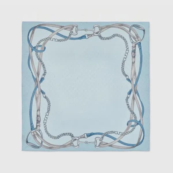 구찌 여성 스퀘어 스카프 - Gucci Womens Square Scarf - acc615… - 1