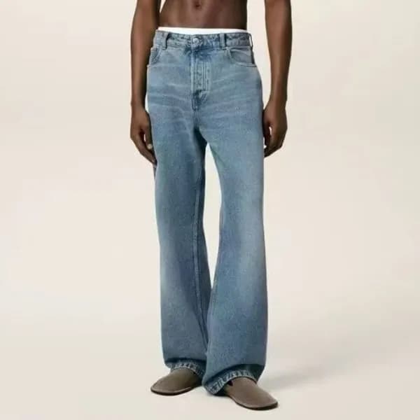 아미 남성 클래식 청바지 - Ami Mens Classic Jeans - amc12862x - 1
