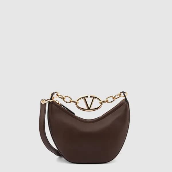발렌티노 여성 브이로고 문 미니 호보백 - Valentino Womens V-Logo Mo… - 1