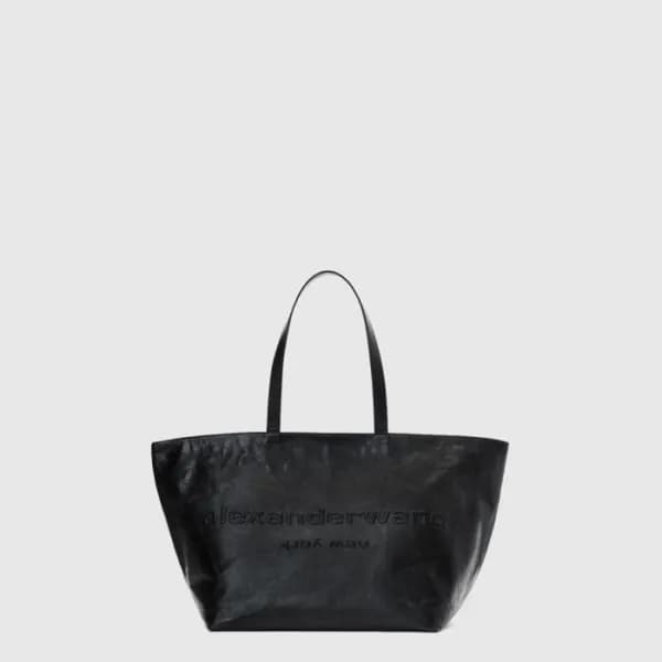 알렉산더 왕 남/녀 펀치 엠보스드 로고 가죽 토트 백 - Alexander Wang Uni… - 1