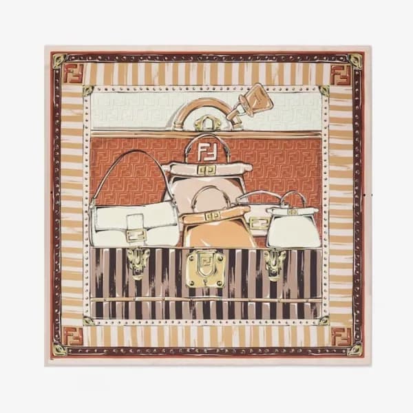 펜디 여성 FF 스퀘어 스카프 - Fendi Womens FF Square Scarf - … - 1