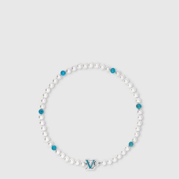 루이비통 남성 터콰이즈 로데오 네크리스 - Louis vuitton Mens Turquoi… - 1