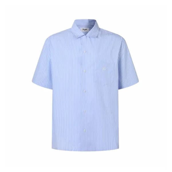 셀린느 남성 반팔 셔츠 - Celine Mens Short Sleeved Shirts - … - 1