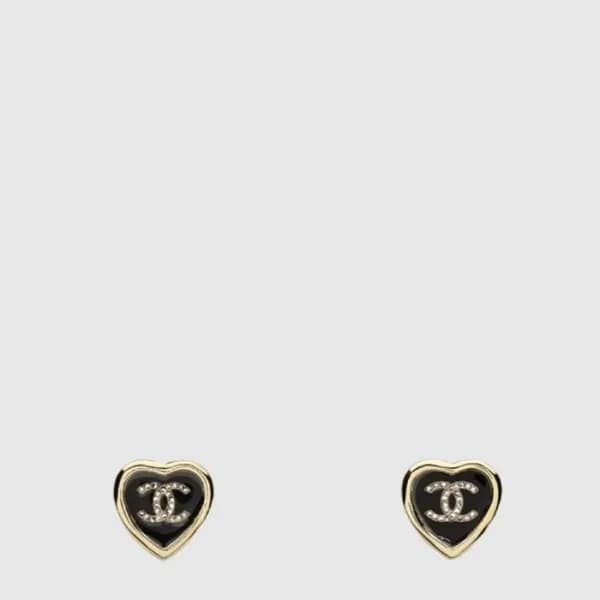 샤넬 여성 하트 펜던트 이어링 - Chanel Womens Heart Pendant Ear… - 1