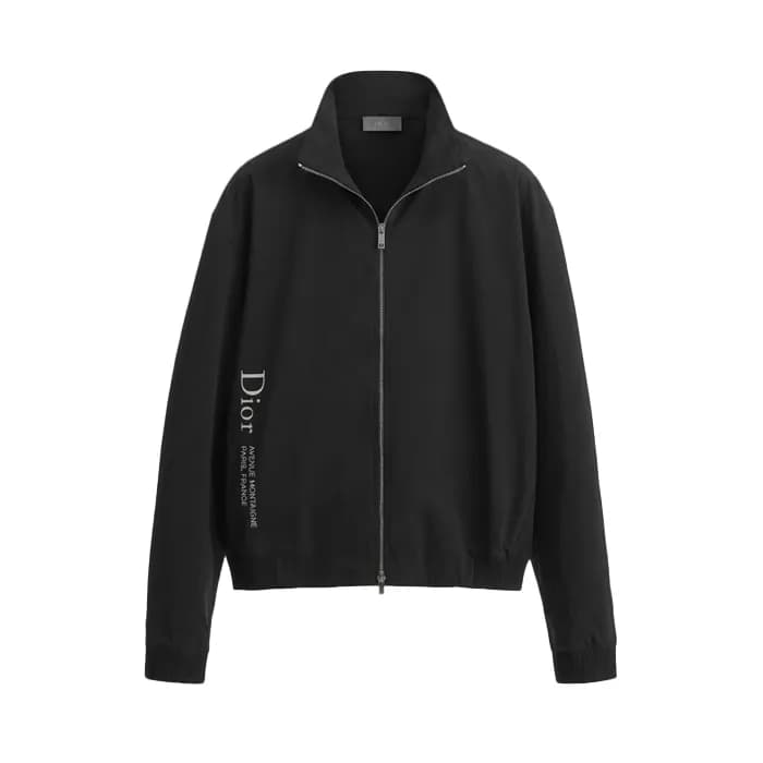 디올 남성 몽테뉴 자수 장식 지퍼 자켓 - Dior Mens Montaigne Embroi… - 1