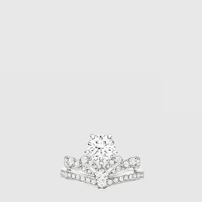 쇼메 여성 조세핀 스플렌더 임페리얼 솔리테어 링 - Chaumet Womens Josephine Splendor Imperial Solitaire Ring - acc10178x - 1