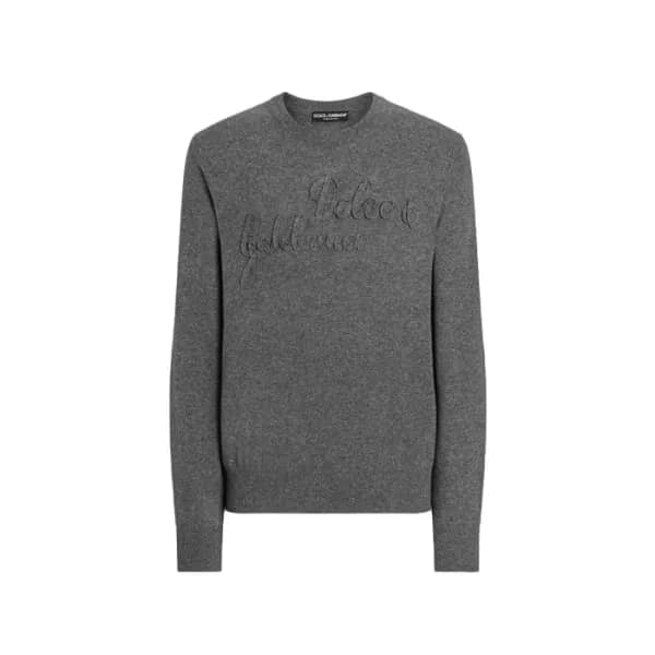 돌체앤가바나 남성 라운드 스웨터 - Dolce&Gabbana Mens Round Sweater - doc17879x - 1