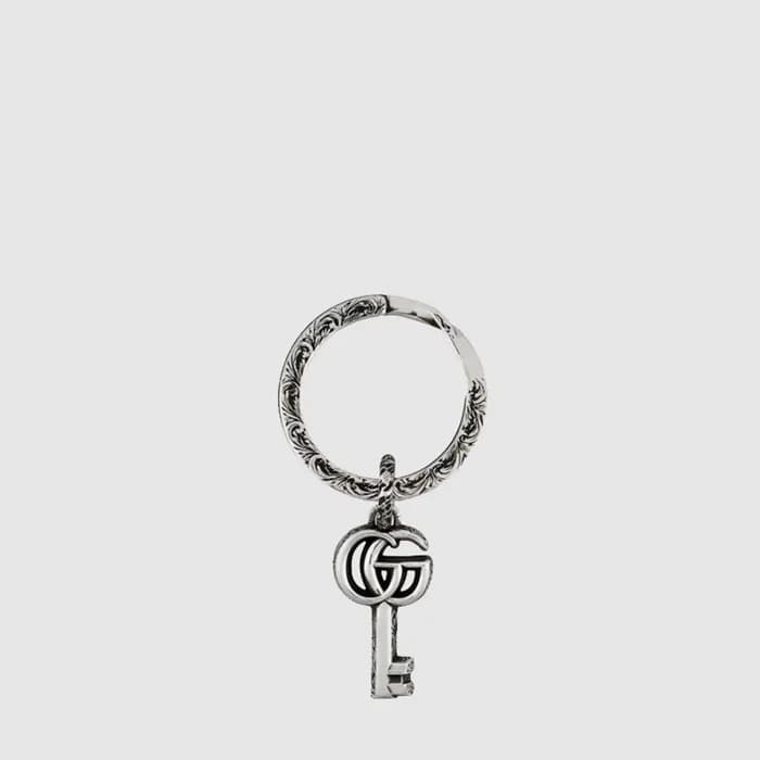 구찌 남/녀 더블 G 키 홀더 - Gucci Unisex Double G Key Holder - acc10702x - 1