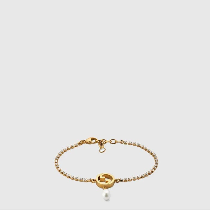 구찌 여성 블론디 크리스탈 브레이슬릿 - Gucci Womens Blondie Crystal Bracelet - acc10827x - 1